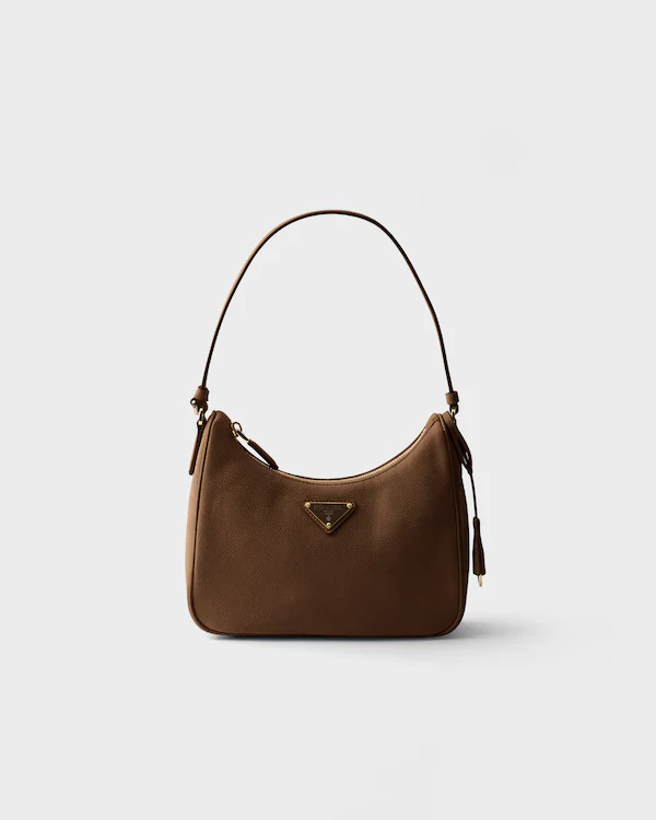 Bolso mini de cuero nubuck y Saffiano Prada Re-Edition 2005