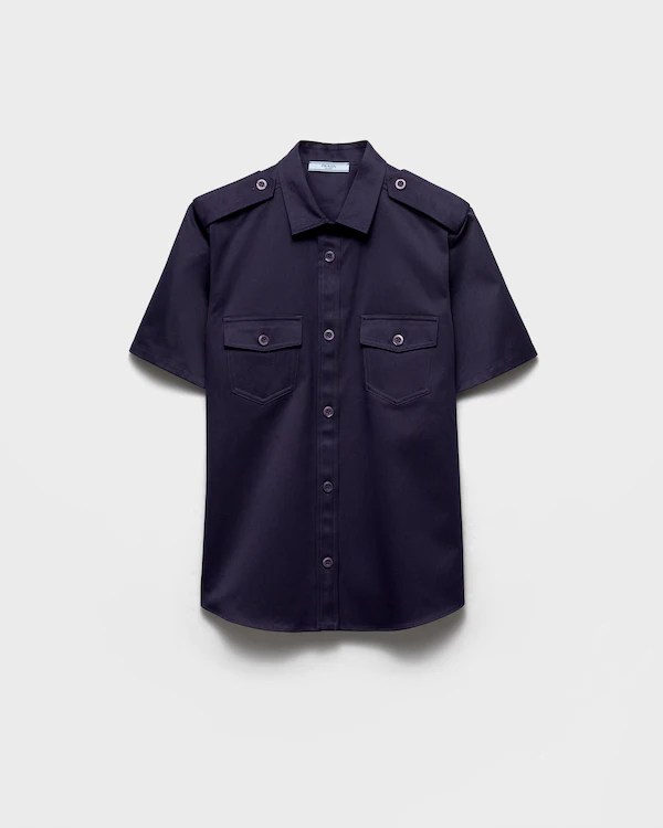 Camisa chino de mangas cortas