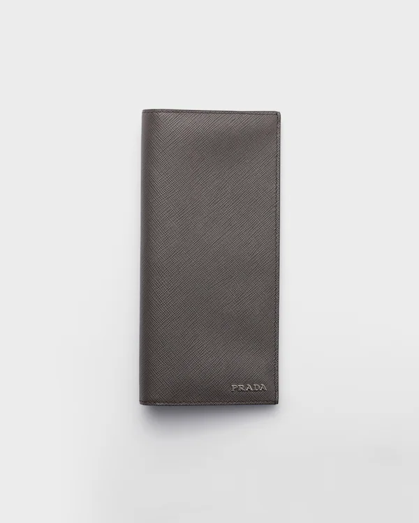 Billetera de cuero Saffiano
