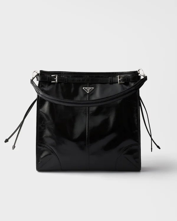 Bolso de hombro de cuero Prada Bonnie