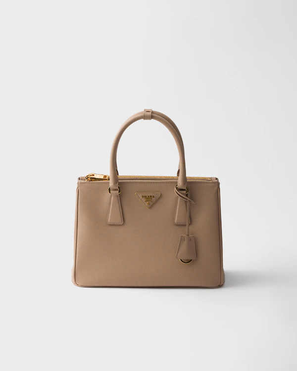 Bolso mediano de cuero Saffiano Prada Galleria