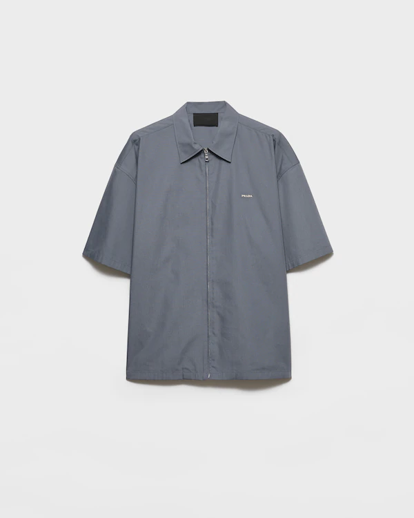 Camisa técnica de algodón con mangas cortas