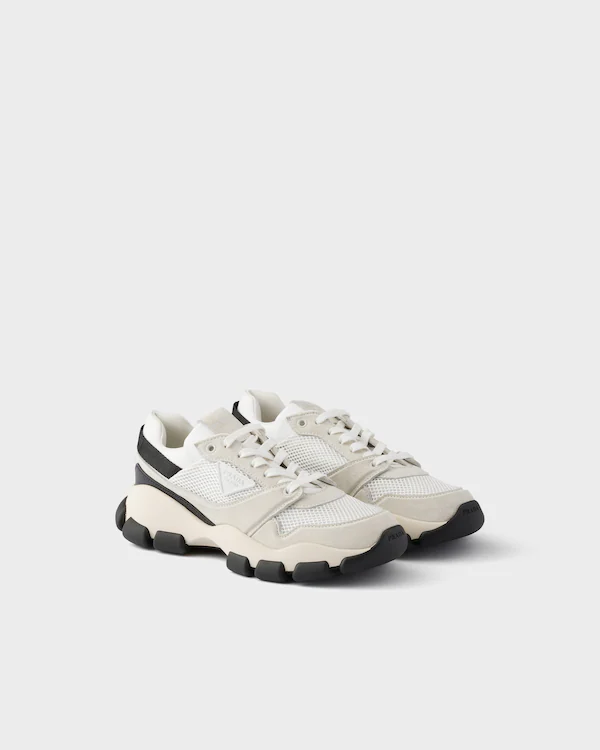 Zapatillas de malla y ante