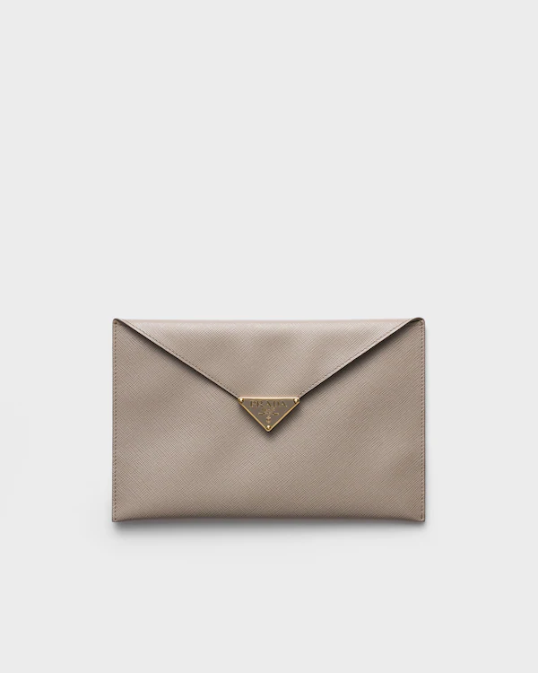 Bolso bandolera de cuero Saffiano